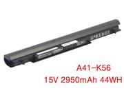 For S550CM -- Genuine A41-K56 battery for ASUS K46 S56 S46CM S505 S505C E46CA laptop 15V