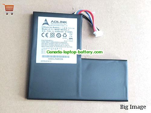 Canada Genuine ADLINK IMTBT-B6300L-1 Battery 7.6V 6300mah 47.88Wh