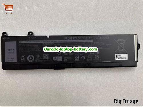 Genuine Dell X9FTM Battery 7650mAh, 93Wh , 11.55V, Black , Li-ion