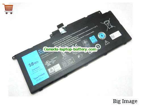 Image of canada Genuine Dell Inspiron 17 7000 Series Battery 3919mAh, 58Wh , 14.8V, Black , Li-ion