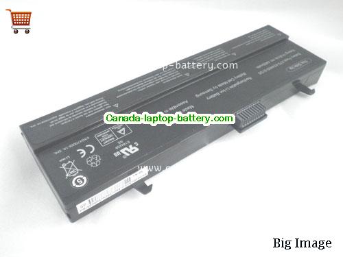 Canada Original Laptop Battery for  UNIWILL P72xx, P71EN, P72EN0, P72iAx,  Black, 4400mAh 14.8V