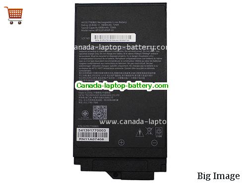 Genuine GETAC BP3S2P3450P-03 Battery 6900mAh, 75Wh , 10.8V, Black , Li-ion