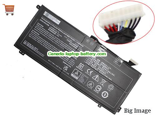 GETAC L240BAT-4-73 Replacement Laptop Battery 4675mAh, 73Wh  15.4V Black Li-Polymer