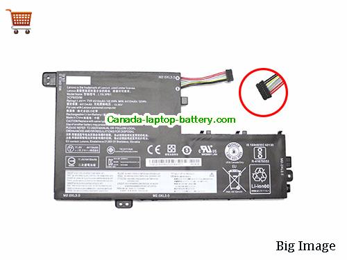 Genuine LENOVO L15L3PB1 Battery 4510mAh, 52.5Wh , 11.4V, Black , Li-Polymer