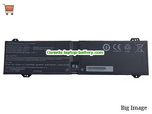 Canada Genuine Battery PHID1-13-17-4S1P-0 for MECHREVO Laptop 15.48v 99.9Wh