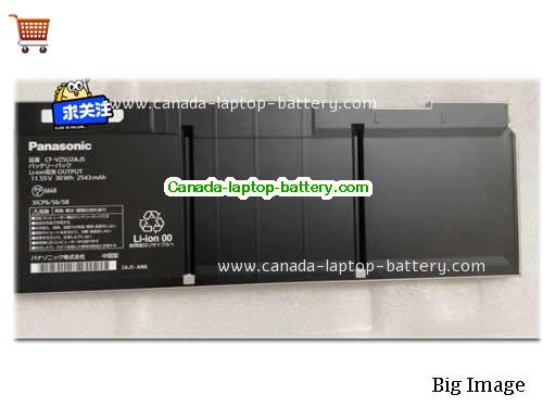 Canada Genuine Panasonic CF-VZSU2AJS Battery 11.55v 30Wh 2543mAh