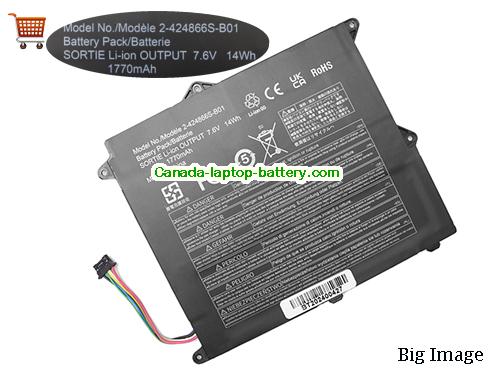 Canada Brand New 2-424866S-B01 Battery for Panasonic CF-SZ6 Series Laptop 14Wh 1770mAh