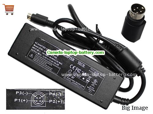 ADAPTER TECH STD-12125 Laptop AC Adapter 12V 12.5A 150W