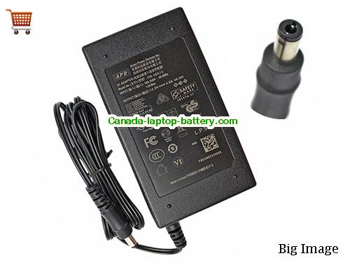 Canada Genuine APD DB-48A12 AC Adapter 12v 4A 48w Power Supply With 5.5x2.5mm Tip Power supply 