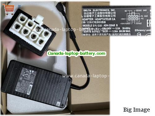 Canada Genuine Delta ADH320AR B Ac/DC Adapter 54v 5.56A 300W 0D7RWD for Dell NetWorking Power supply 