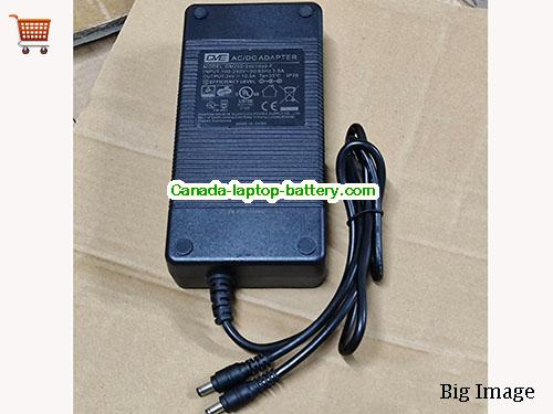 Canada Genuine GVE GM252-2401050-F AC/DC Adapter 24v 10.5A 252W Power Supply With 2 Lines Output Power supply 