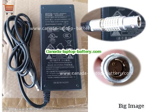 Canada Genuine GVE GM130-2400500-F AC Adapter 24v 5A 120W Power Supply With Metal Protective Tip Power supply 