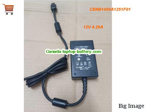 Canada Genuine CENB1050A1251F01 AC Adapter I.T.E Power Supply 12v 4.26A Power supply 