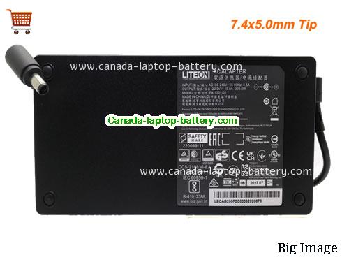 Canada Genuine Liteon PA-1301-01 Power Supply 300W 20v 15A AC Adapter for Zero 911 Series Laptop Power supply 