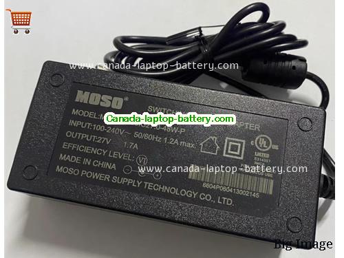 moso  27V 1.7A Laptop AC Adapter