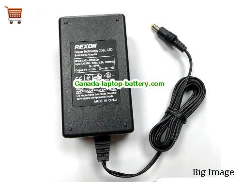 rexon  9V 2.5A Laptop AC Adapter