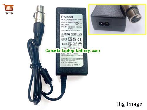 ROLAND PA-4OOO-13D Laptop AC Adapter 13V 4A 42W