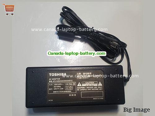 TOSHIBA APS-A0602402502WD-G Laptop AC Adapter 24V 2.5A 60W